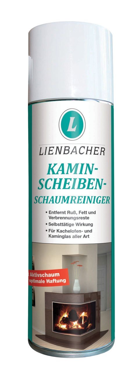 Kaminscheibenreiniger-Schaum